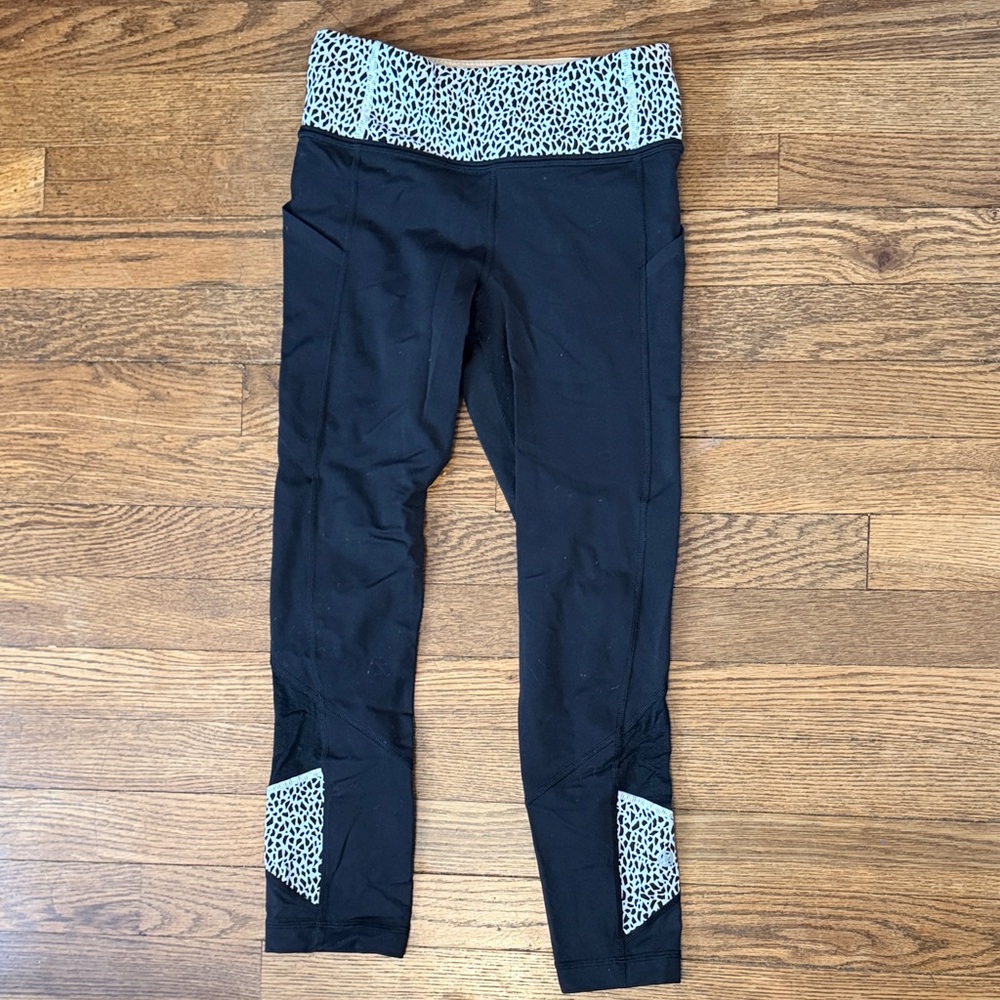 lululemon athletica Black and White Leggings